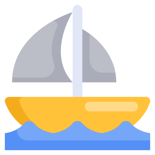 bateau Surang Flat Icône