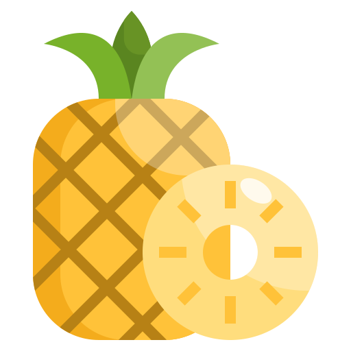 ananas Surang Flat ikona