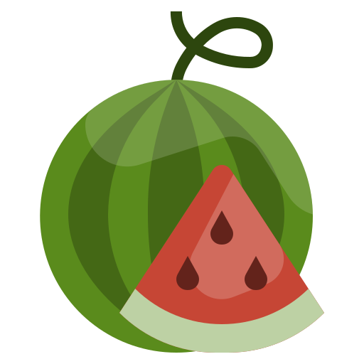 watermeloen Surang Flat icoon