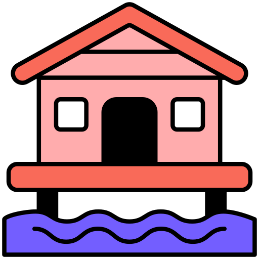 cabaña Generic Alternative Color icono