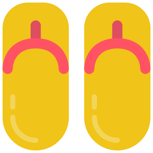 ビーチサンダル Basic Miscellany Flat icon