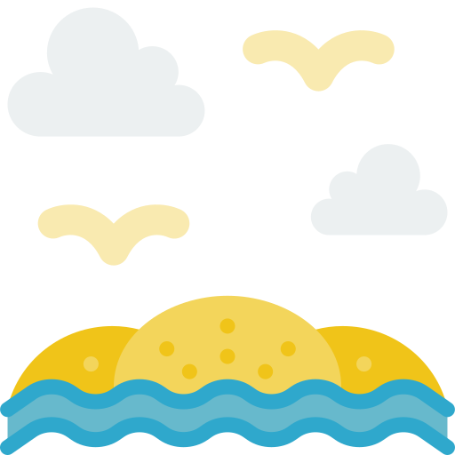 小島 Basic Miscellany Flat icon