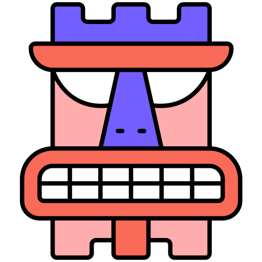 tiki-maske Generic Alternative Color icon