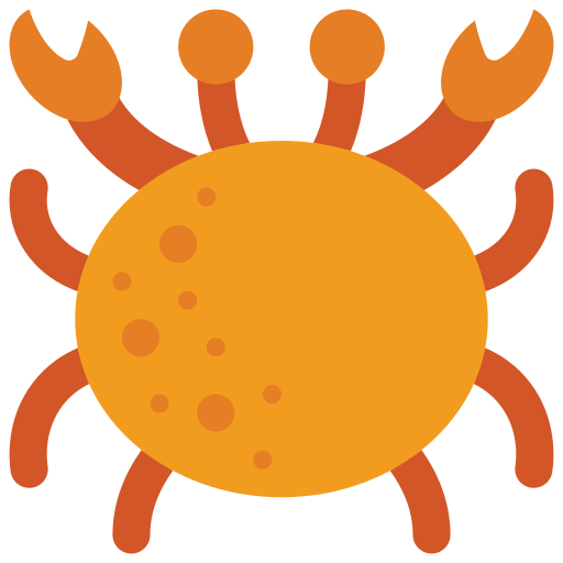 Crab Basic Miscellany Flat icon