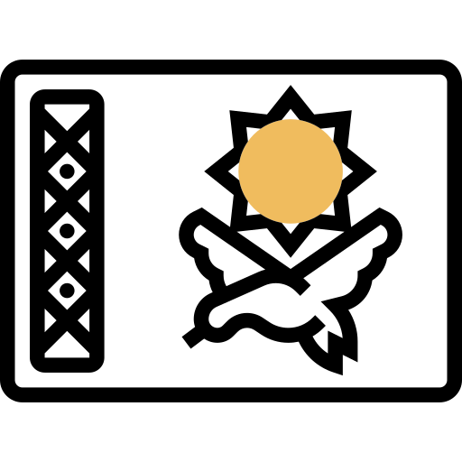 카자흐스탄 Meticulous Yellow shadow icon