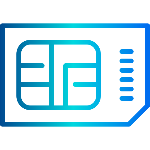 Sim card xnimrodx Lineal Gradient icon