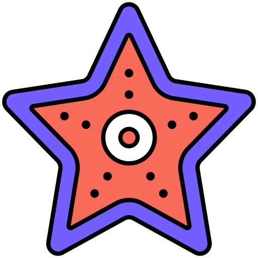 estrela do mar Generic Alternative Color Ícone