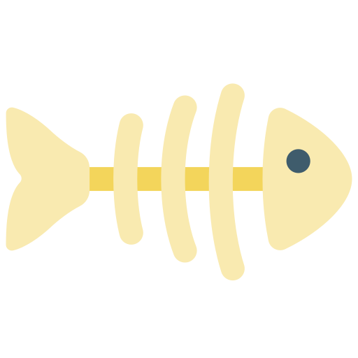 pesce morto Basic Miscellany Flat icona