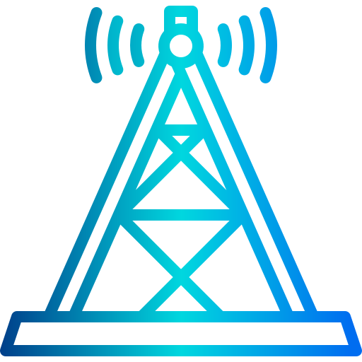 telekomunikacja xnimrodx Lineal Gradient ikona