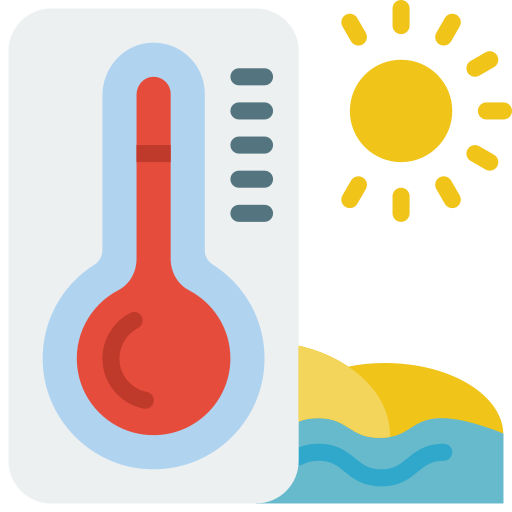 Temperature Basic Miscellany Flat icon