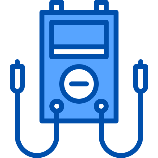 elektriciteits meter xnimrodx Blue icoon