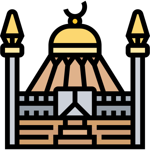 モスク Meticulous Lineal Color icon