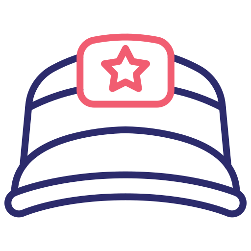 chapéu Generic Outline Color Ícone