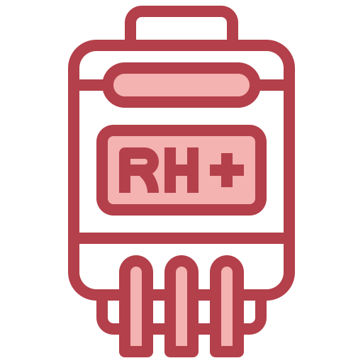 Blood rh positive Surang Red icon