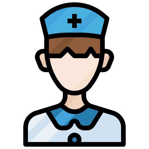 enfermero Surang Lineal Color icono