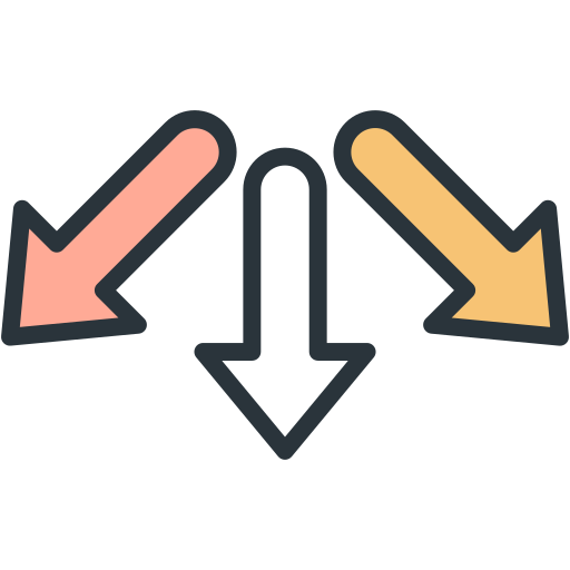 Air direction Generic Outline Color icon
