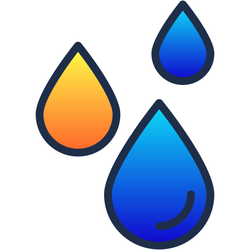 agua Generic Lineal Color Gradient icono