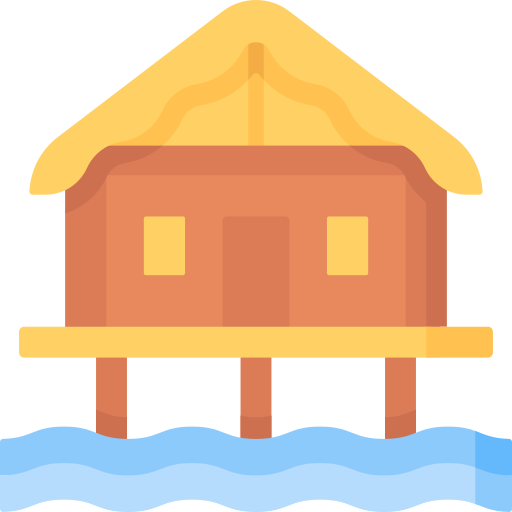 strandhut Special Flat icoon