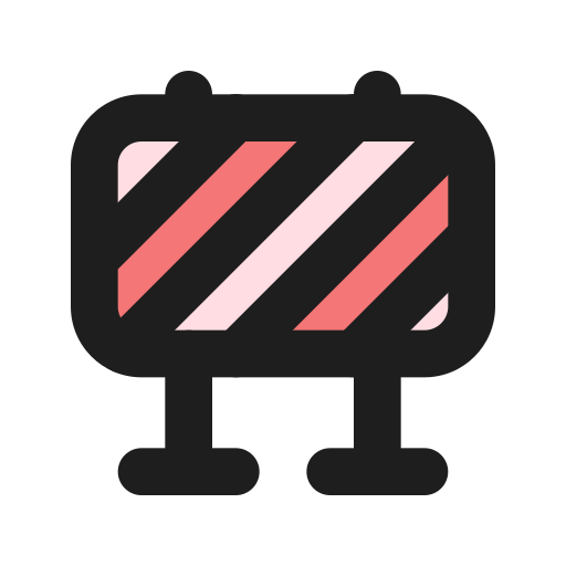 barriere Generic Outline Color icon