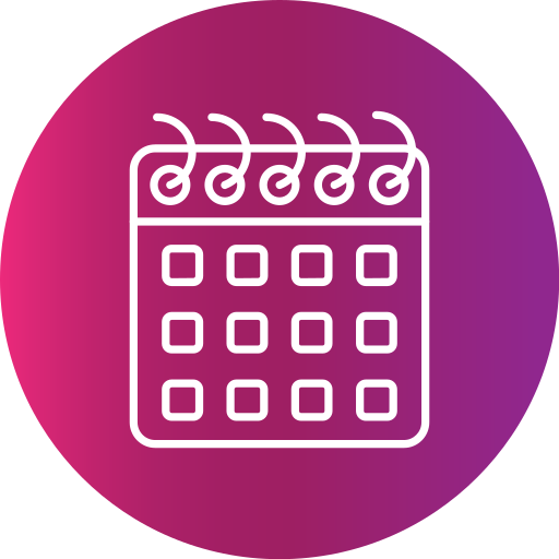 kalendarz Generic Flat Gradient ikona