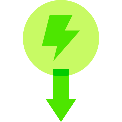 zużycie energii Basic Sheer Flat ikona