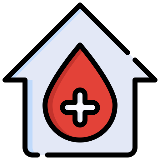 banco de sangre Generic Outline Color icono