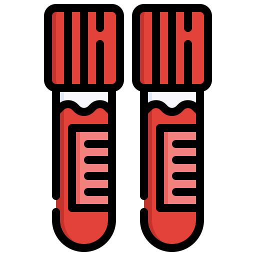 Blood tube Generic Outline Color icon