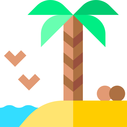 palmeras Basic Straight Flat icono