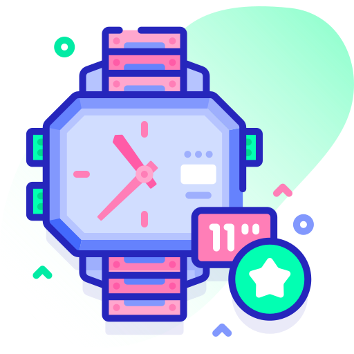 Wristwatch Special Ungravity Lineal color icon