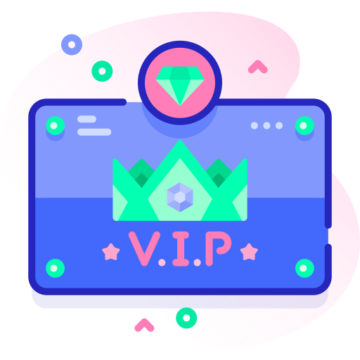 Vip card Special Ungravity Lineal color icon