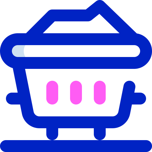 Mine cart Super Basic Orbit Color icon