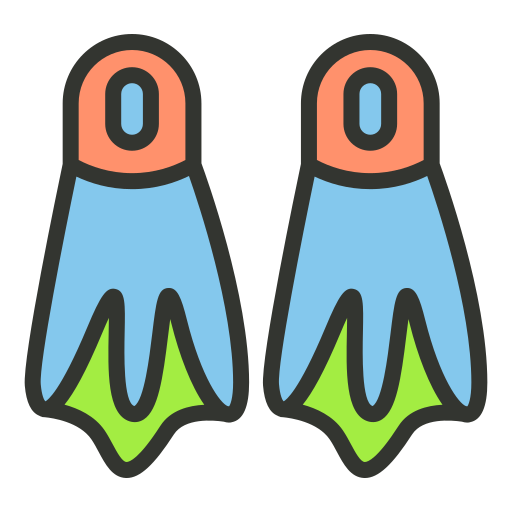 Fins Generic Outline Color icon