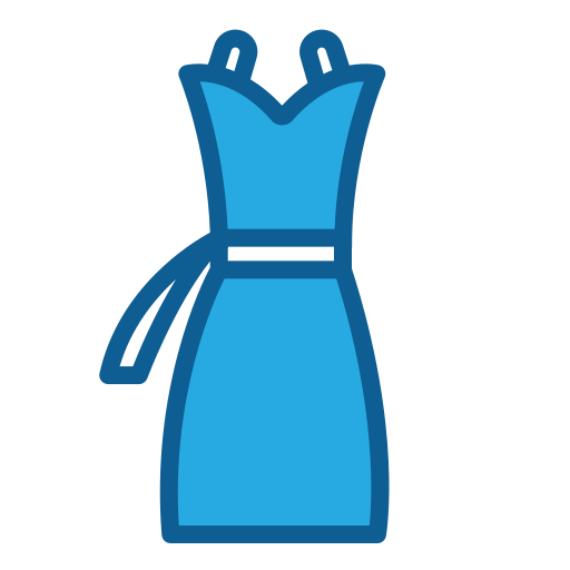 letnia sukienka Generic Blue ikona