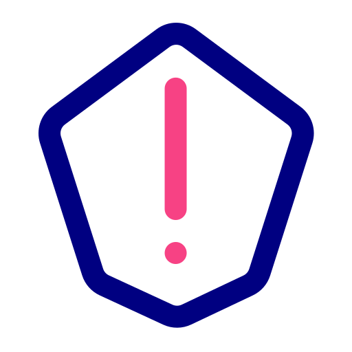advertencia Generic Outline Color icono