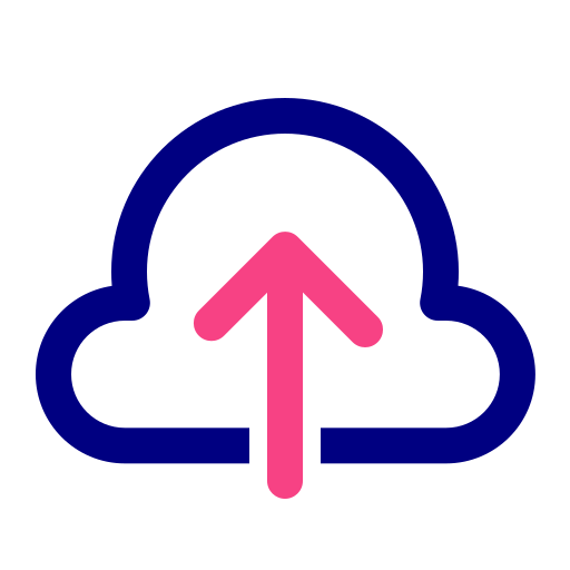 Upload file Generic Outline Color icon