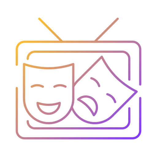 Tv show Generic Gradient icon