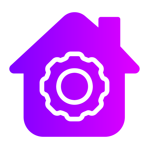 inteligentny dom Generic Flat Gradient ikona