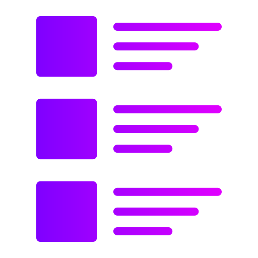 caixa de seleção Generic Flat Gradient Ícone