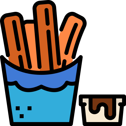 churros Generic Outline Color icon