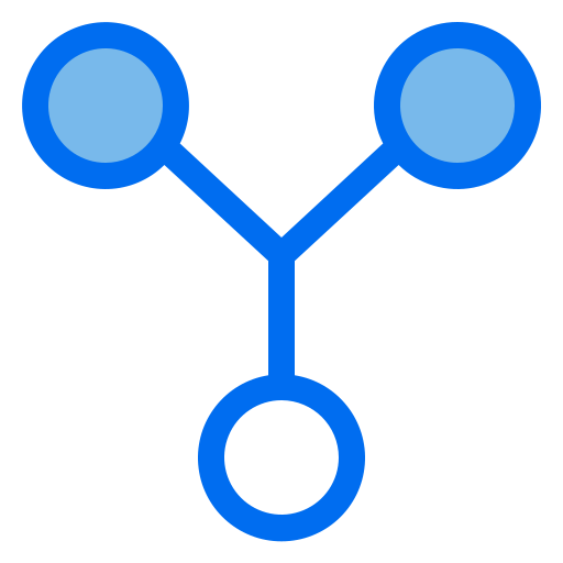 接続 Generic Blue icon