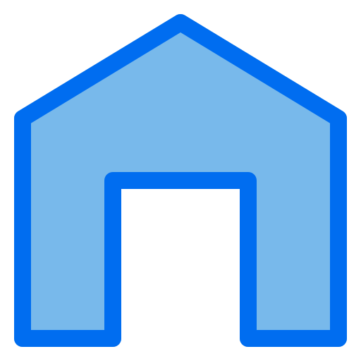 maison Generic Blue Icône