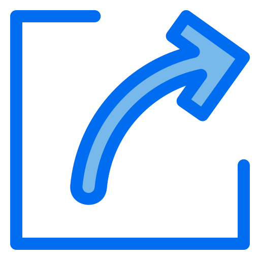 teilen Generic Blue icon