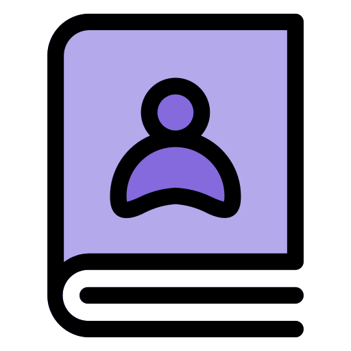 Address book Generic Outline Color icon