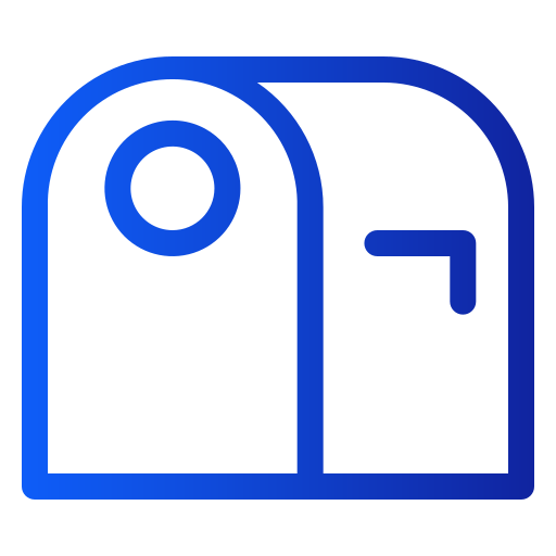 postbus Generic Gradient icoon