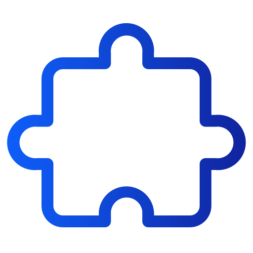 puzzle Generic Gradient ikona