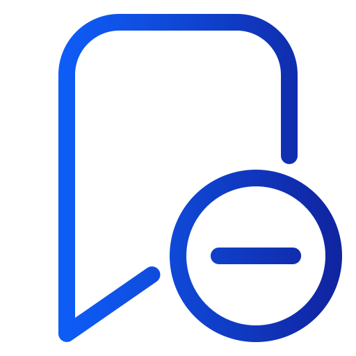 Bookmark Generic Gradient icon