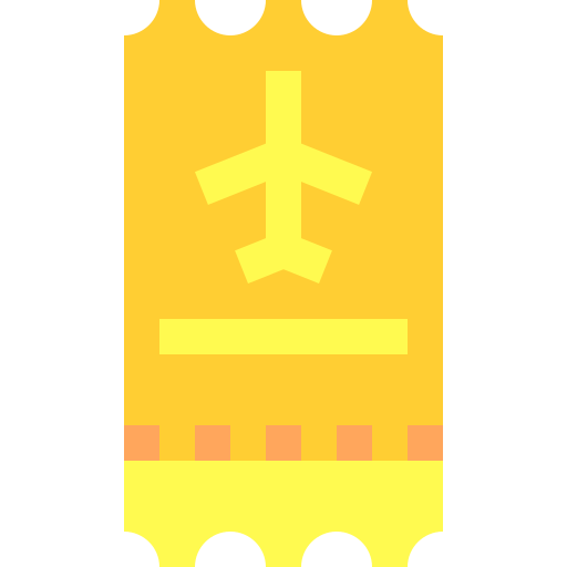 tarjeta de embarque Basic Sheer Flat icono