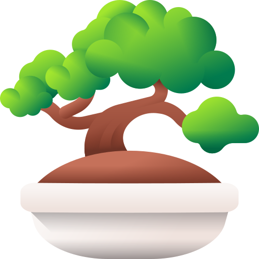 bonsai 3D Color icoon