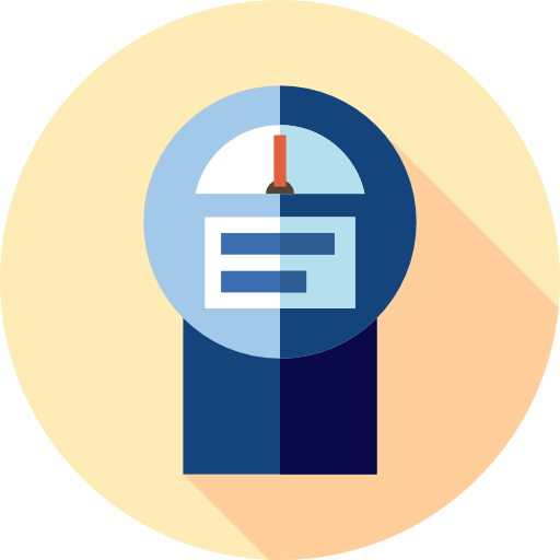 Voltmeter Flat Circular Flat icon
