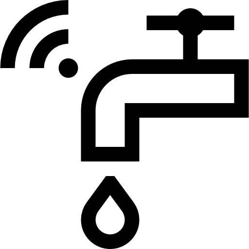 wasserhahn Basic Straight Lineal icon
